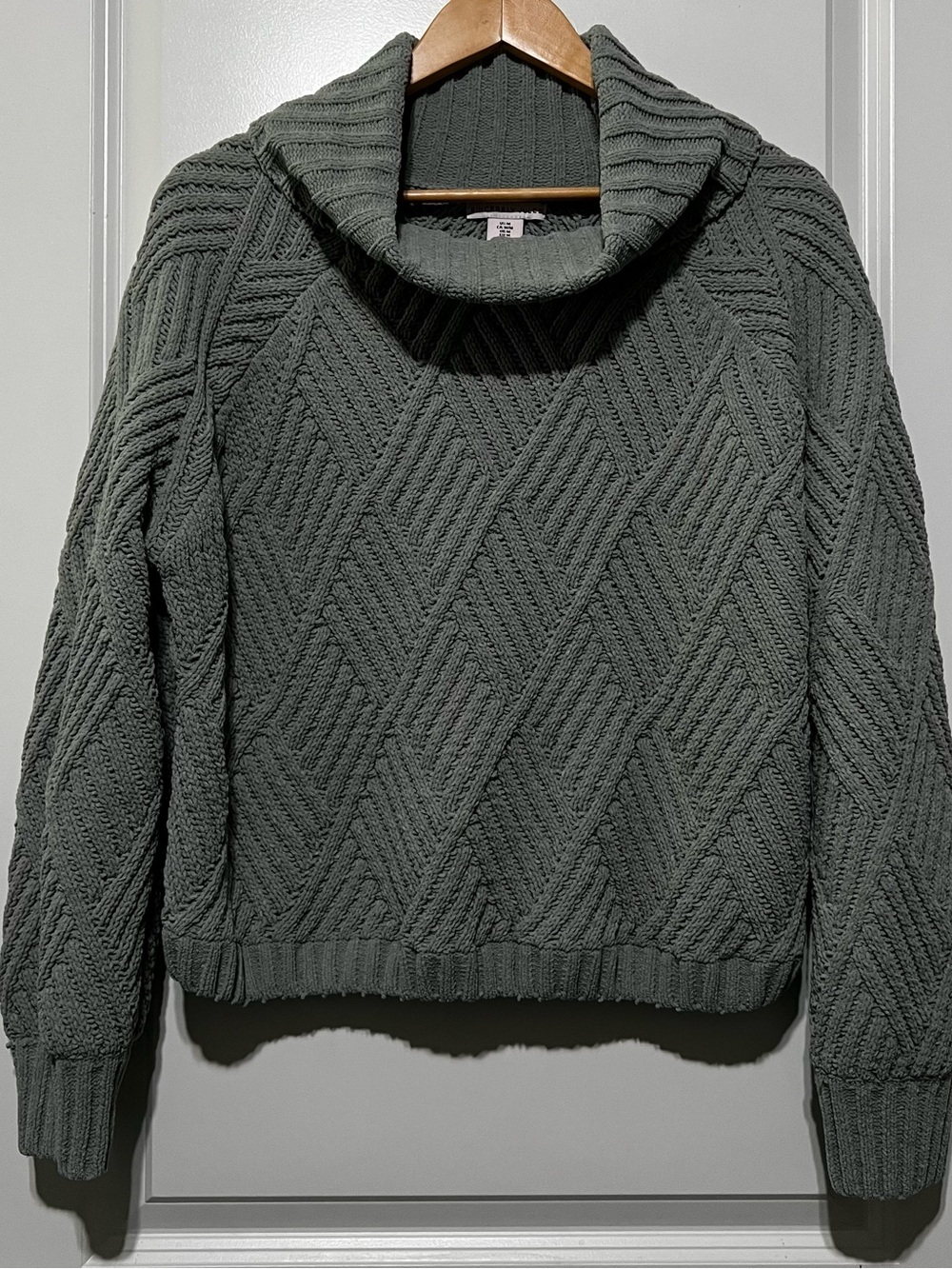 Sincerely Jules Women’s Turtleneck Sweater in Sage Green